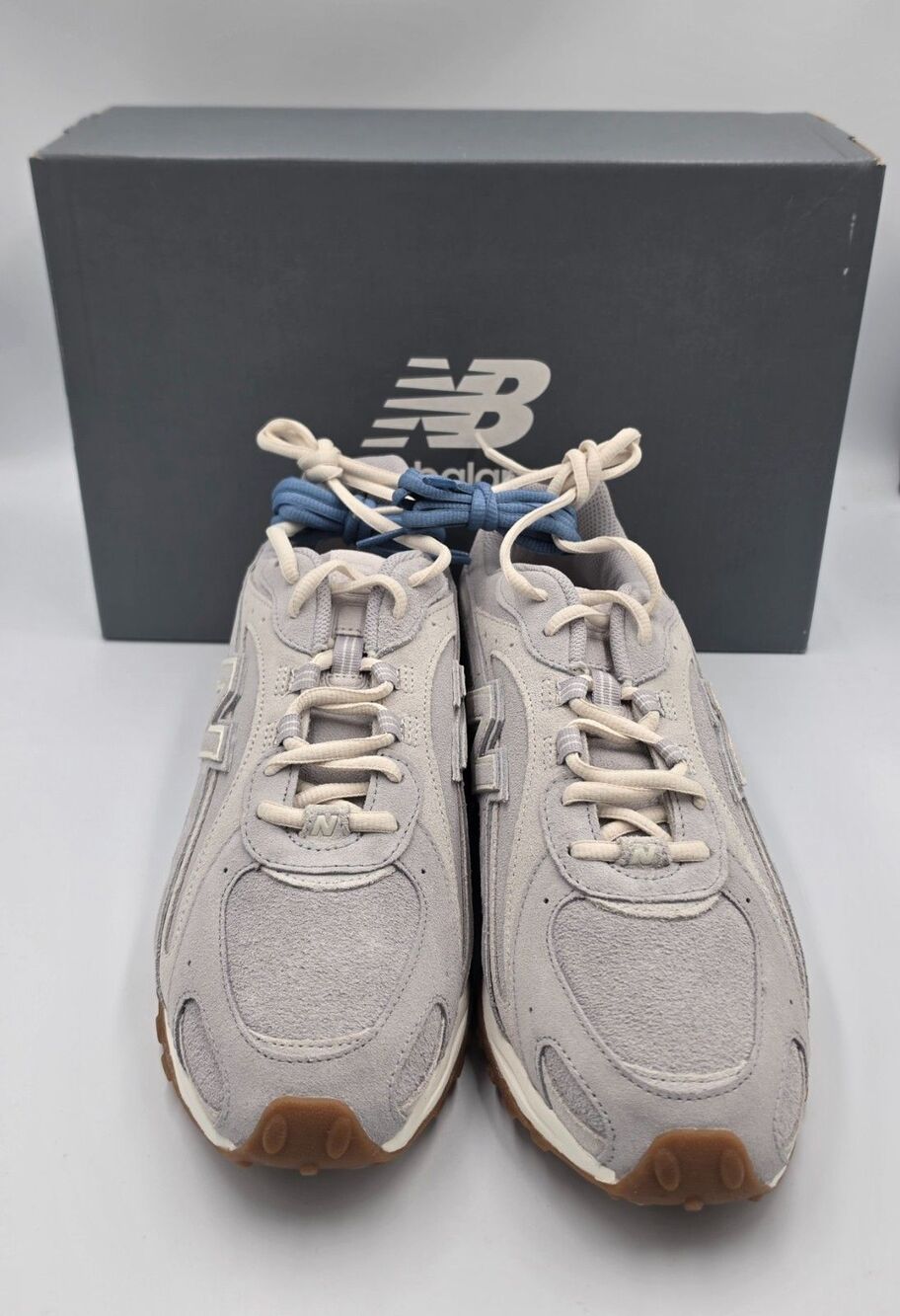 New Balance 204L Gray Suede Gum Unisex Shoes Men's 11.5 Women's 13 U204L8D3